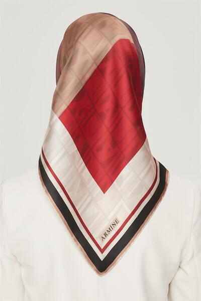 Armine Σούρα 8516-30 Μεταξωτό Φουλάρι Νοσταλγία