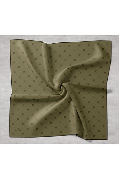 Silk Home Μεταξωτό μαντίλι Twill - 11392-27 Χακί Πράσινο
