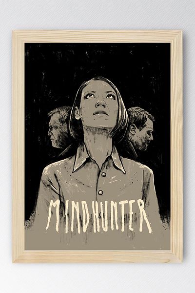 Saturn Mindhunter Framed Painting - Tv Series Poster Painting