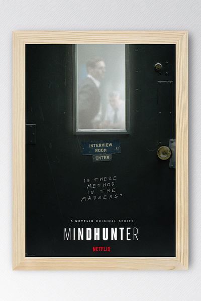 Saturn Ζωγραφική με κορνίζα Mindhunter - Ζωγραφική αφίσας της σειράς