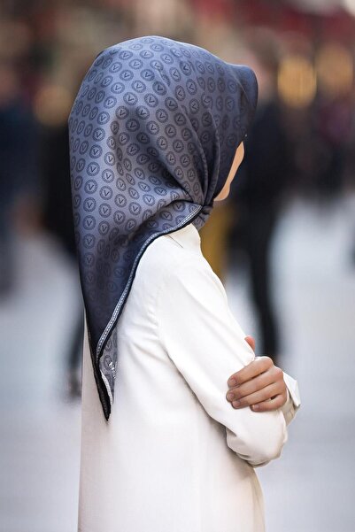 Vissona Twill Ipek Eşarp - 11276 - 0001 Siyah