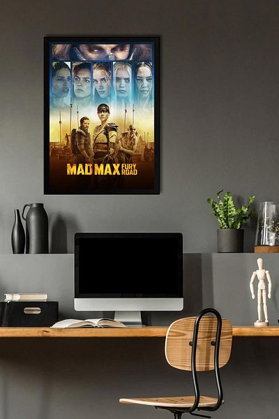 Saturn Pictură înrămată Mad Max - Pictură poster film Crazy Max