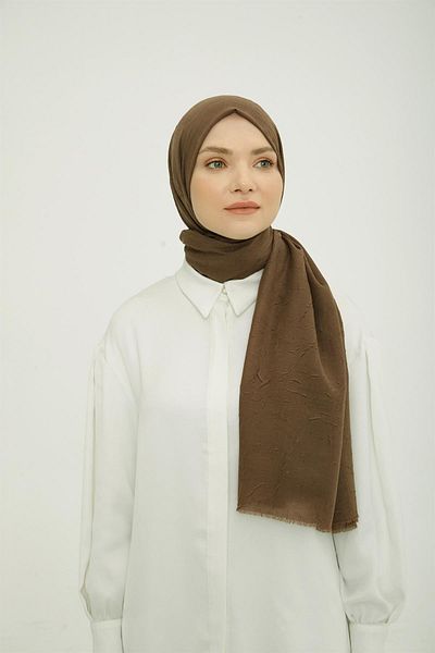 Armine Trend Bamboo Shawl - Milky Brown 46