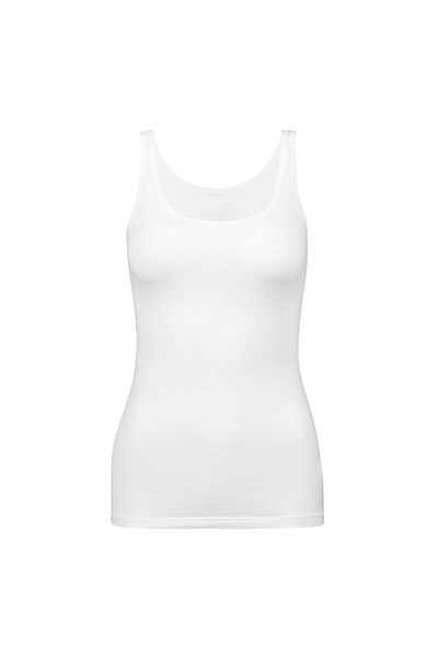 Calida Damen Top - Natural Comfort, Unterhemd, Tank Top, Jersey, einfarbig