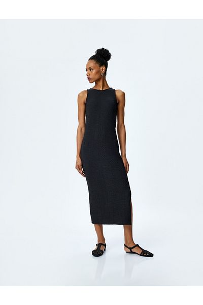 Koton Women's Black Dress 5Sak80007Ek