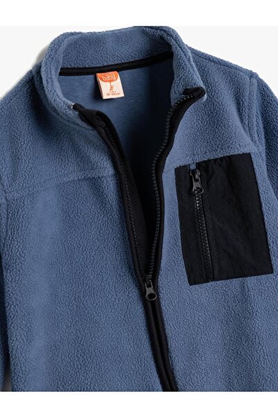 Koton Mavi Erkek Bebek Ceket 5wmb20002tk