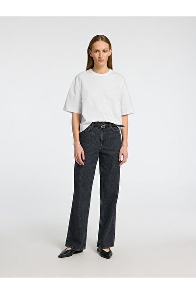 Selected Femme Crop-T-Shirt Besticktes