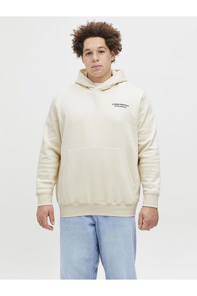 Jack & Jones Plus Kapuzenpullover Plus Size Rückenprint Kapuzenpullover