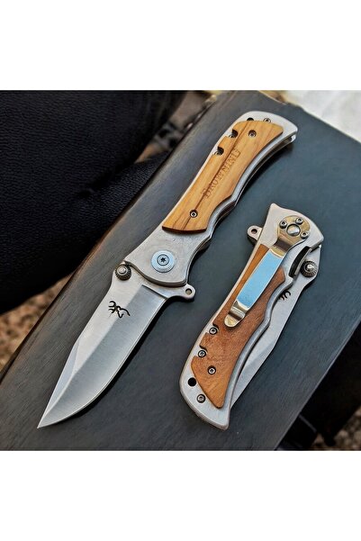 John Connely Browning Mini Boy Paslanmaz Çelik Özel Seri Avcı Komando Cep Çak...