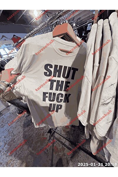 TIMESWASTINGIRL Tricou oversize unisex cu slogan scris TWGWBR28