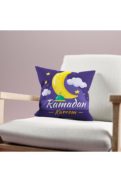 Filamente Husă de pernă cu model Ramadan, imprimată digitală pe două fețe - Ramadan