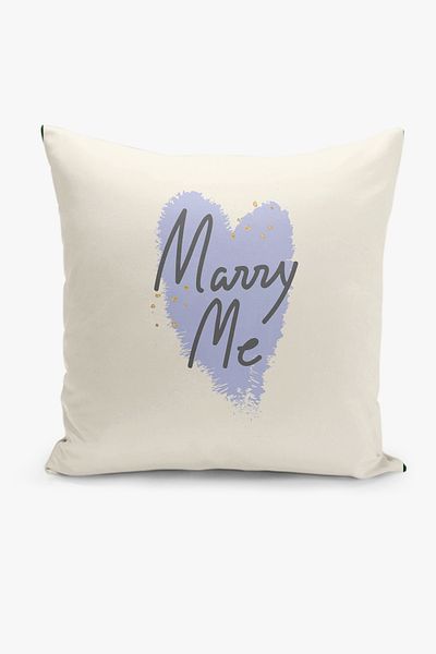 Filamente Valentine's Day Patterned Double-Sided Digital Printed Throw Pillow Cover - Valentine's Day