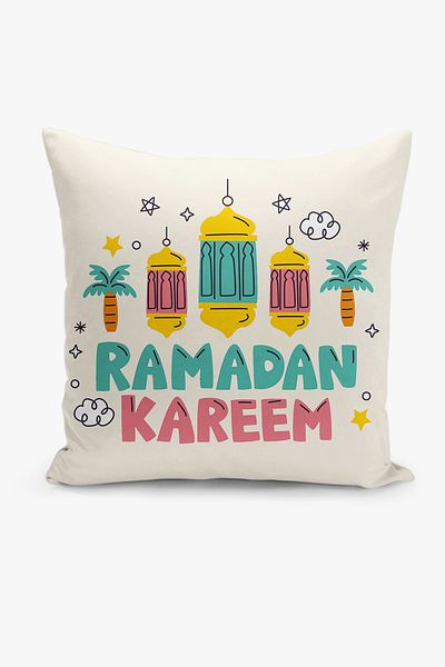 Filamente Husă de pernă cu model Ramadan, imprimată digitală pe două fețe - Ramadan