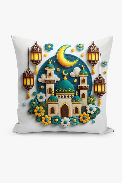 Filamente Husă de pernă cu model Ramadan, imprimată digitală pe două fețe - Ramadan