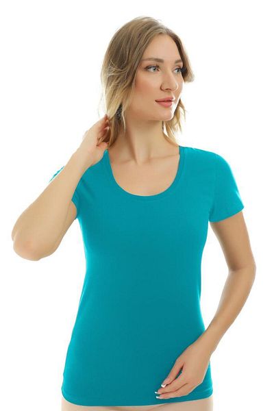 Almila Γυναικείο κορμάκι U Neck Slim Fit - κοντομάνικο μπλουζάκι 2038