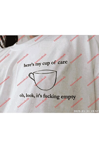 TIMESWASTINGIRL Tricou oversize unisex cu slogan scris TWGWBR74