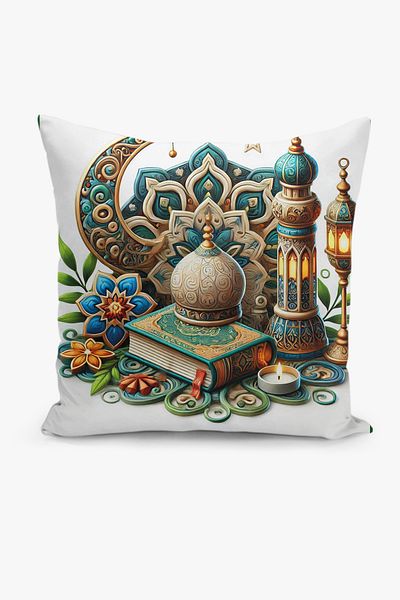 Filamente Husă de pernă cu model Ramadan, imprimată digitală pe două fețe - Ramadan
