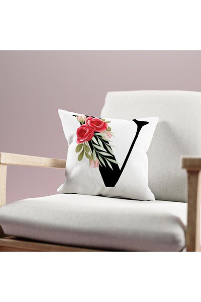 Filamente Valentine's Day Patterned Double-Sided Digital Printed Throw Pillow Cover - Valentine's Day