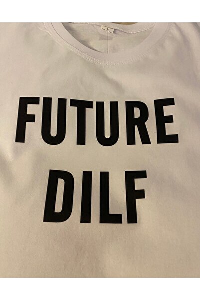 TIMESWASTINGIRL Tricou unisex oversize pentru bărbați Future Dilf Written
