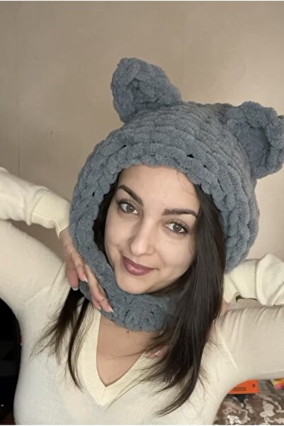 SMYY Puffy Kulaklı Şapka