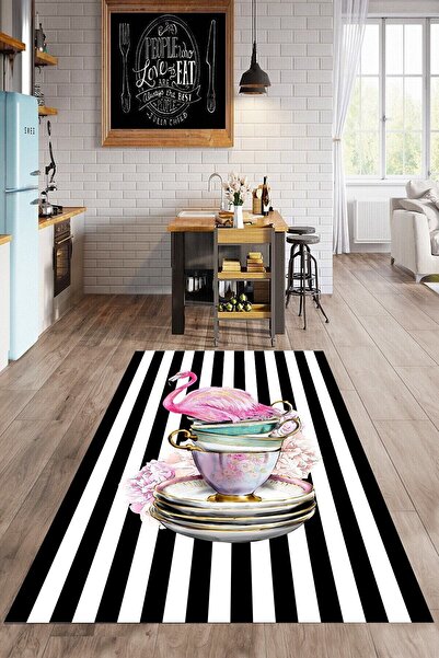 YTR HOME Dijital Baskılı Dekoratif Mutfak Halısı