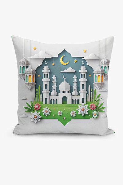 Filamente Husă de pernă cu model Ramadan, imprimată digitală pe două fețe - Ramadan