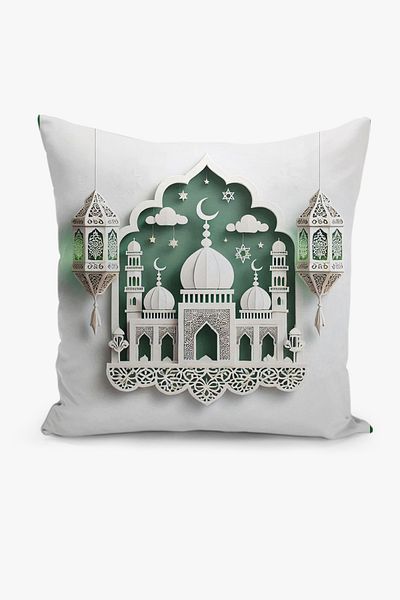 Filamente Husă de pernă cu model Ramadan, imprimată digitală pe două fețe - Ramadan