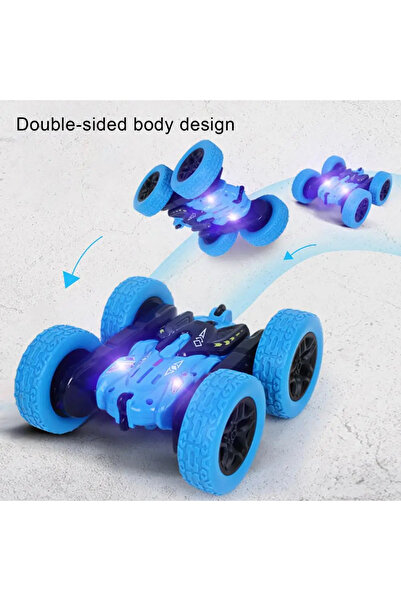 LRS STORE Uzaktan Kumandalı Şarjlı Araba Süper Hızlı Akrobat Stunt Car 360 Derece Dönen 4x4