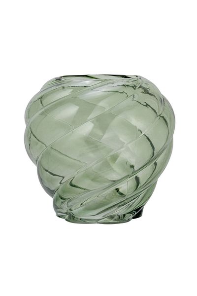 Warm Design Green Glass Vase