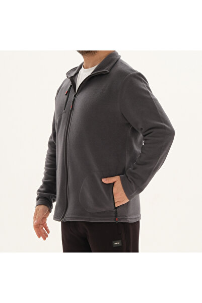 a02teks Men's Outdoor Fleece Jacket - Full Zipper and 3 Pockets