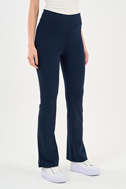 ALEXANDERGARDI Yüksek Bel Ispanyol Paça Tayt (B23-0010)