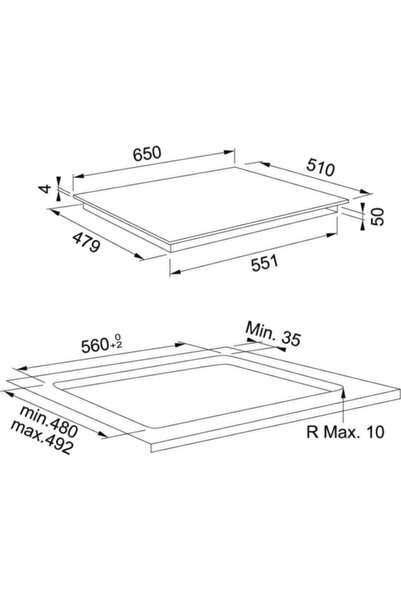 Franke Smart Fsm 654 I B Bk Nero Siyah Indüksiyonlu Ankastre Ocak