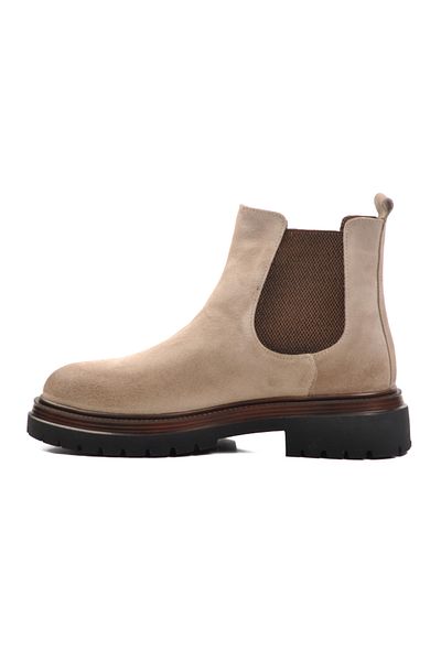 AYAKMOD Ανδρικές μπότες μπεζ Nubuck
