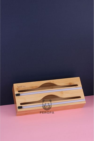 feropa Bamboo Double - Foil Stretch Film and Foil Cutter