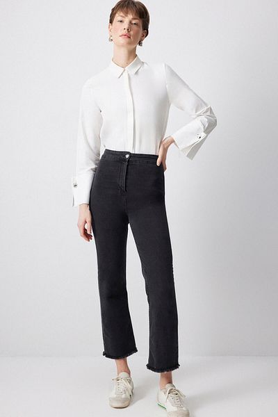 Touché Privé TASSELED DENIM PANT