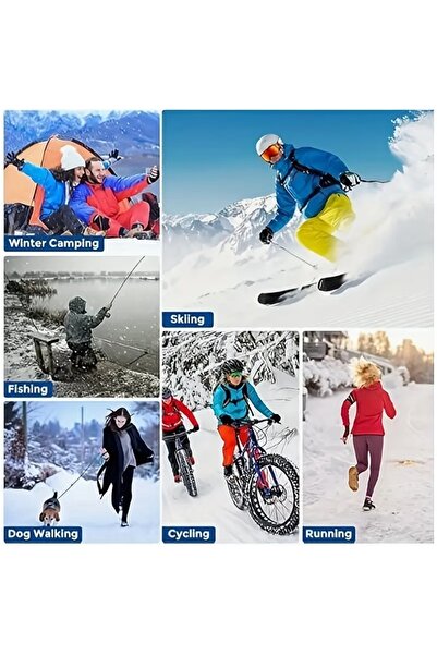 Generic Windproof Winter Hat with Face Mask-Featuring an adjustable interior strap for customizable fit