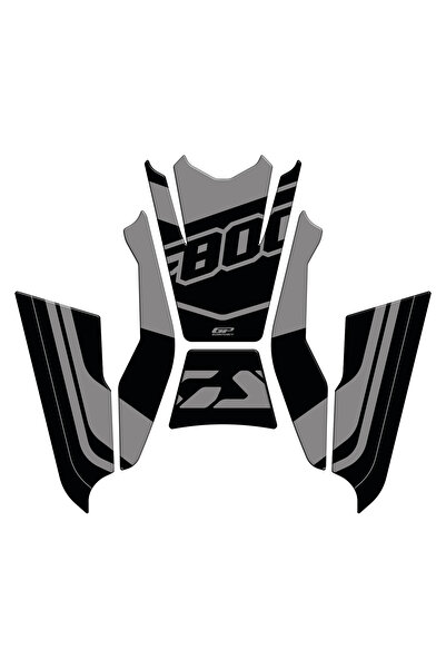 GP KOMPOZİT GP Kompozit BMW F 800 GS 2024 Uyumlu Tank Pad Seti Siyah