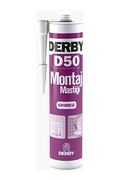 Derby D50 Kayınmeşe Silikonize  Mastik 450Gr