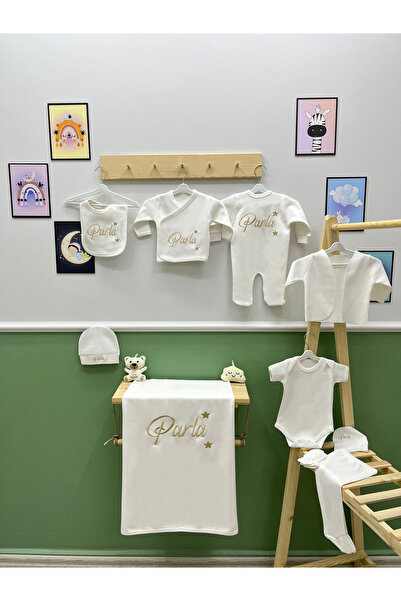 forbebis Bebekdesen 10 Lu Nakışlı Hastane Çıkış Seti Yıldızlı