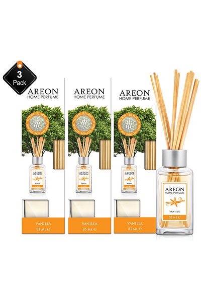 Areon Pack Of 3 Areon Home Perfumes 85 ml  Vanilla