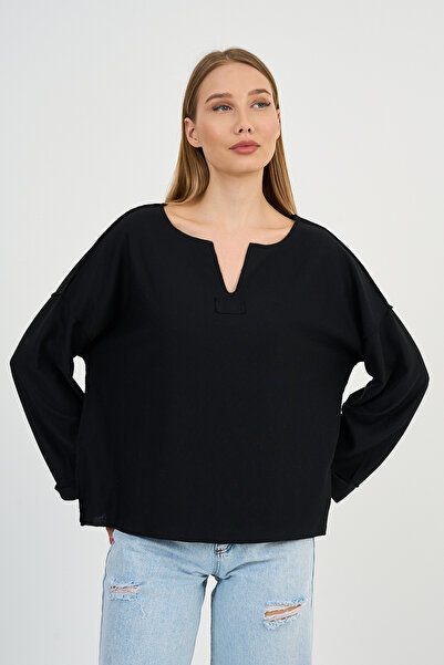 ALEXANDERGARDI Bluză lejeră cu decolteu în V (B21-5001)