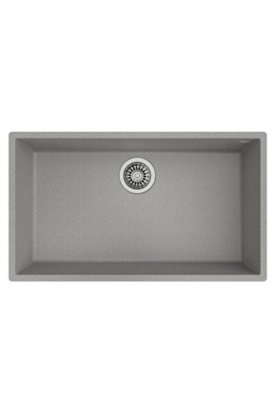 Teka Square 72.40 Tg Stone Grey Granit Evye, Tezgahaltı