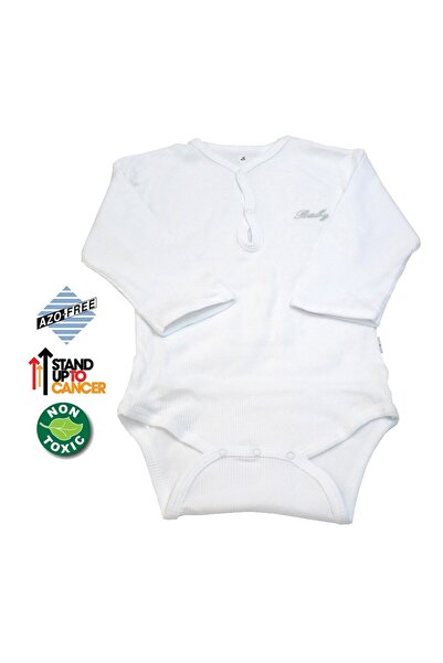 Sema Baby Long Sleeve Camisole Badi (Body) - White 6-12 Months