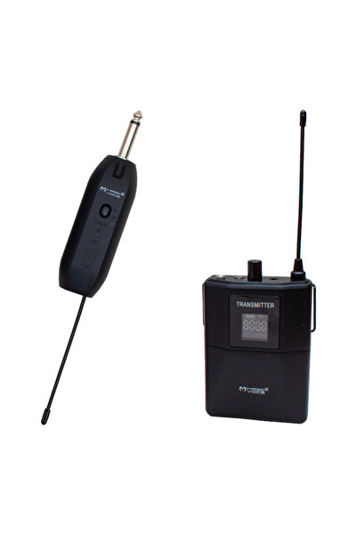 Powermaster Magicvoice Mv-19599 UHF Kablosuz Enstrüman Uyumlu Jack Girişli İkili Mikrofon Set