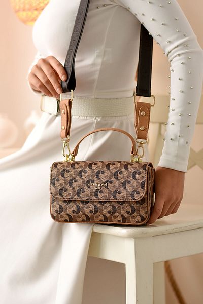Cacharel Women's Hand and Shoulder Bag 8006