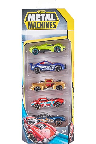 Zuru 2022-S001 Metal Machines Refresh Series 3 Cars 5-Pieces, Assorted