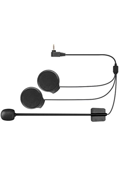 JUNGLEE 3.5mm JACK girişli intercom kulaklığı bt31 uyumlu motorsiklet kask içi yedek kulaklık mikrofon