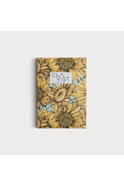 Clavist Noktalı Defter Ayçiçeği Desenli - Solara