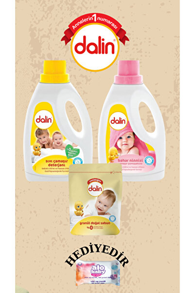 Dalin Yumuşatıcı Bahar Ninisi 1500 ml Deterjan 1500 ml Granül sabun 500 gr