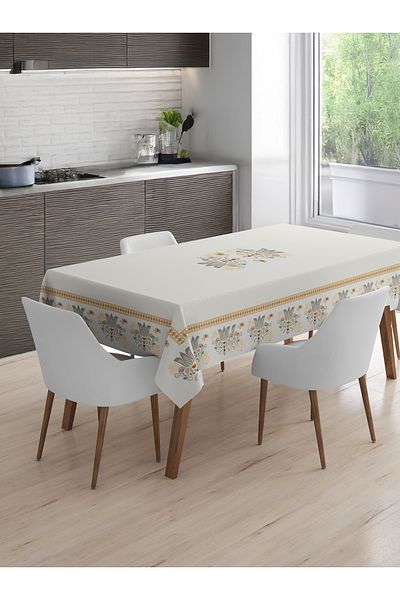 Viadela Authentic Patterned Tablecloth Suitable for Daily Use
